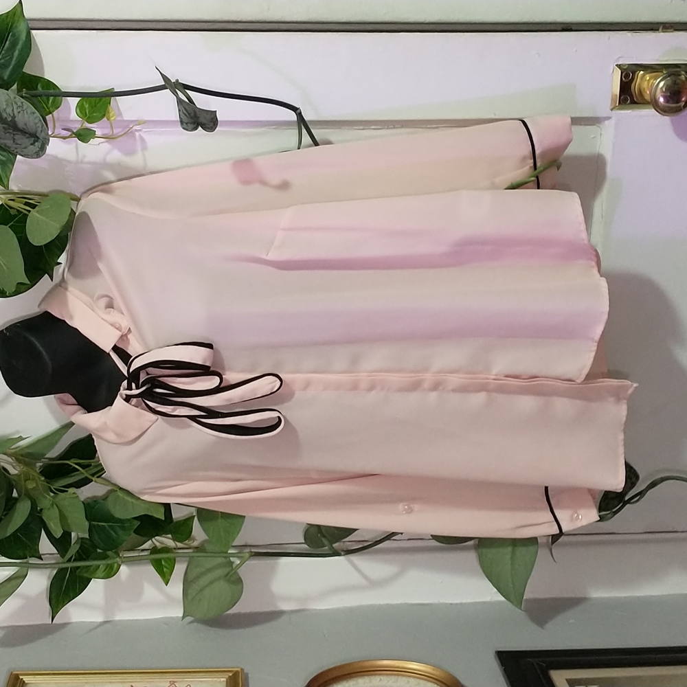 Cute Pink Cottagecore Blouse